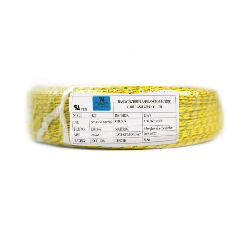 UL3122 7-Core High Temperature Repugnans Vitrum Fibre tortis Silicone Filum 18awg UL3122 7-Core High Temperature Repugnans Vitrum Fibre tortis Silicone Filum 18awg