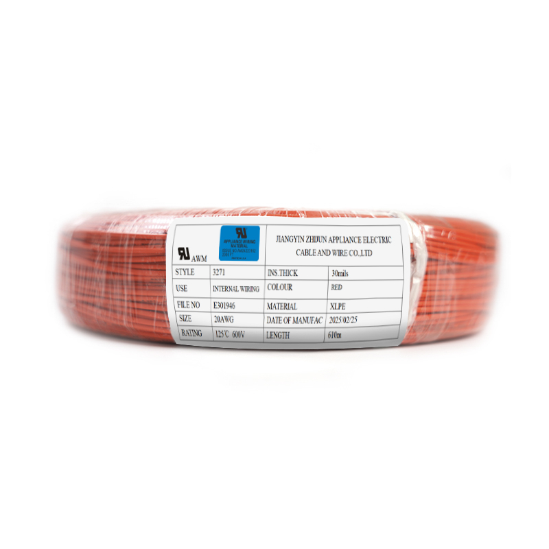UL3271 600v Environmentally Friendly Rohs Flamma Retardant Irradiated Wire UL3271 600v Environmentally Friendly Rohs Flamma Retardant Irradiated Wire