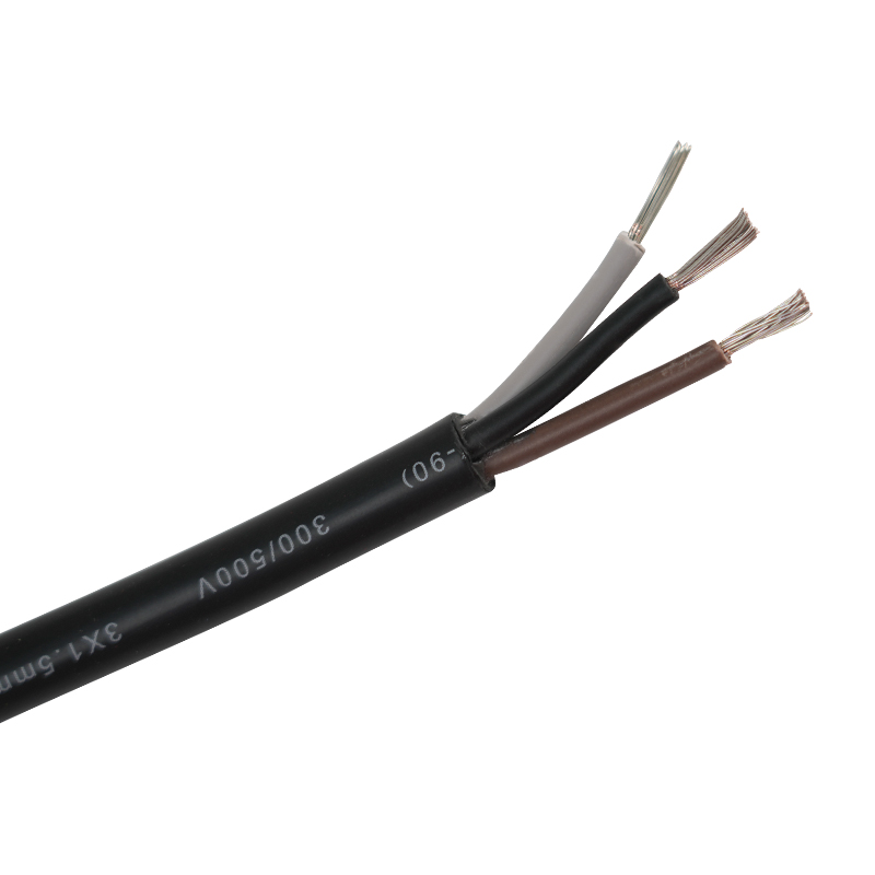 60227IEC52 RVV 3C Certified PVC ligatum filum flexibile pro Connection 60227IEC52 RVV 3C Certified PVC ligatum filum flexibile pro Connection